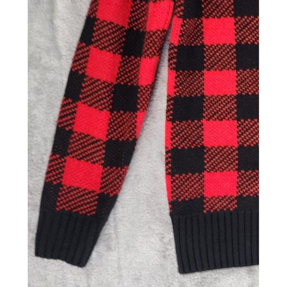 Disney X Forever 21 Mickey Mouse Sweater Womens Small Plaid Preppy Cardigan - Picture 10 of 12